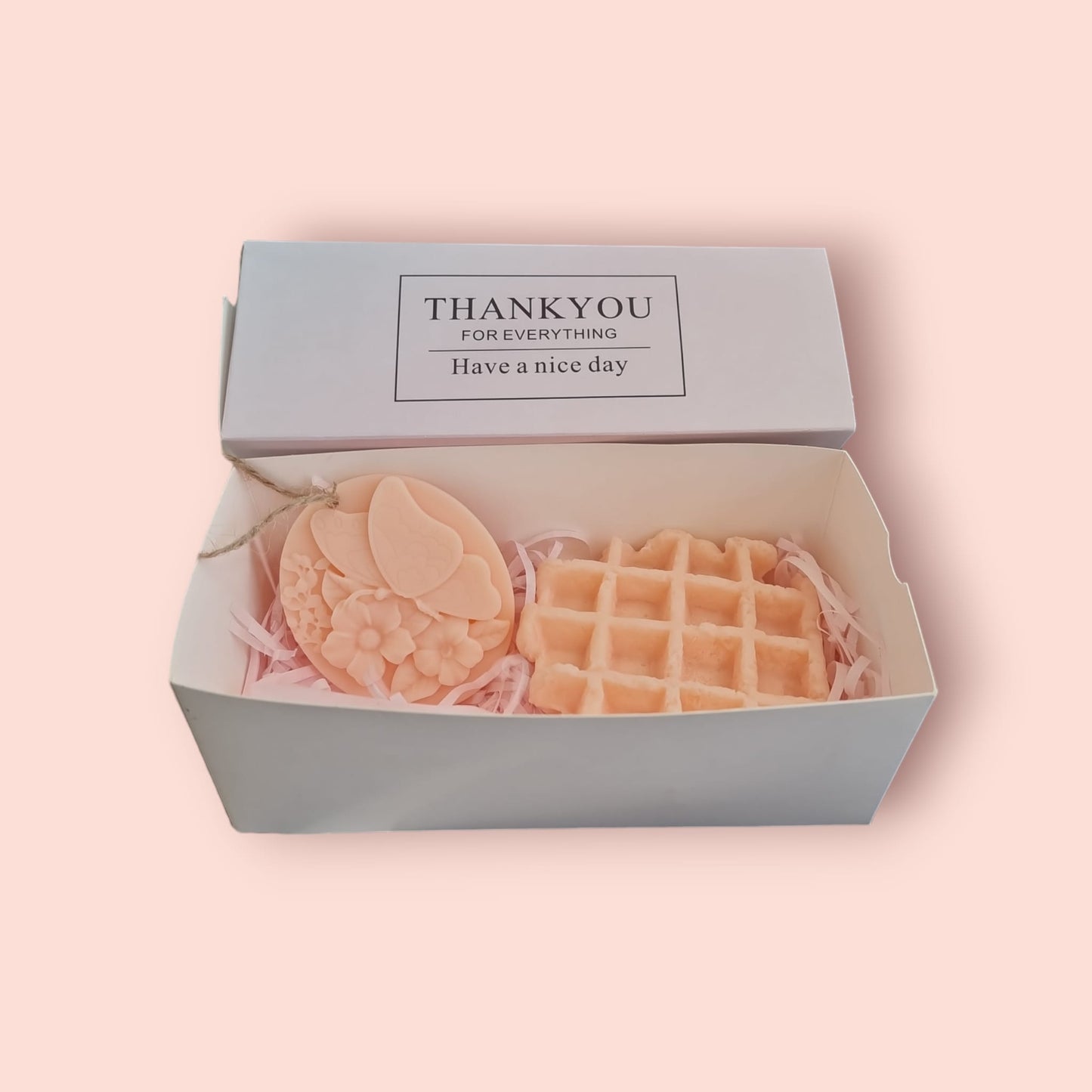 Gift Set: Wardrobe Hanger & Waffle Wax Melt Orange Scented