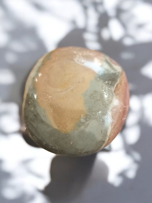 Druzy Septarian Palm Stone Crystal