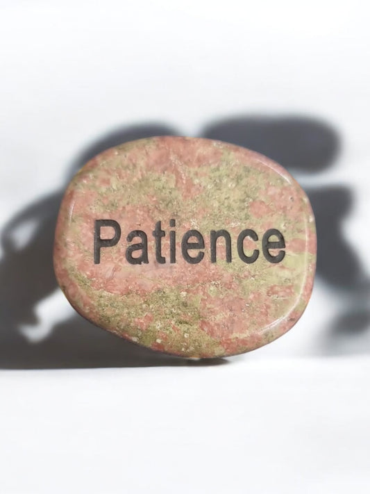 Unakite Worry Stone Patience Crystal