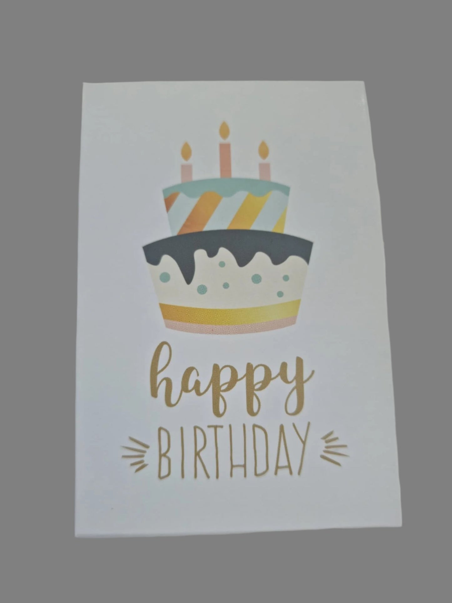 Happy Birthday Greeting Cards (Various Designs)