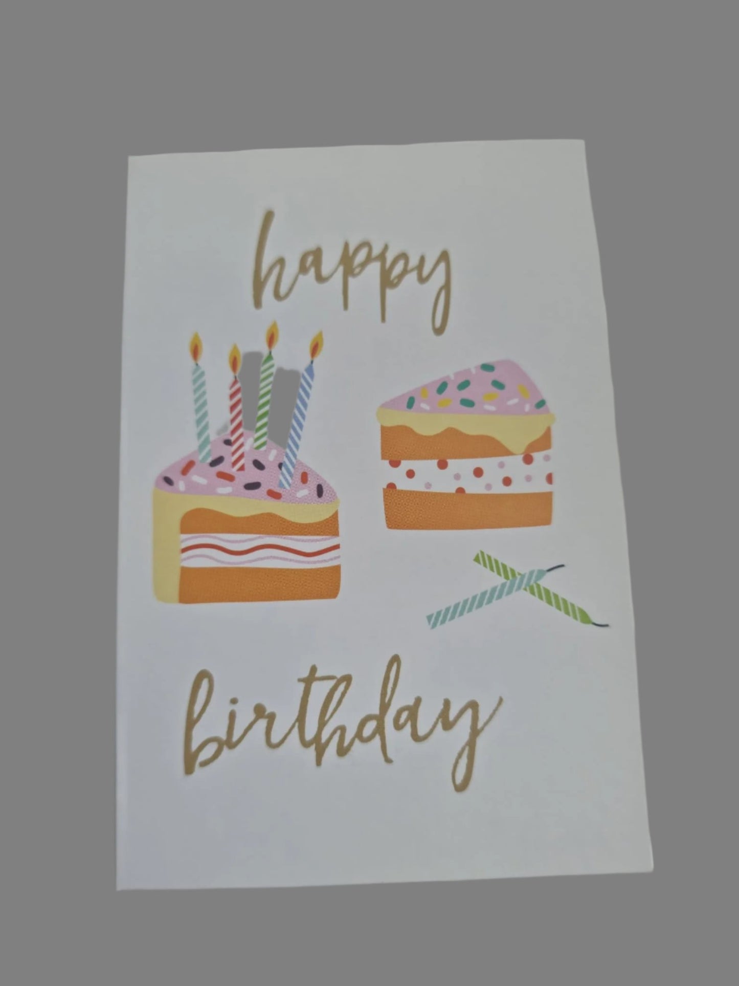 Happy Birthday Greeting Cards (Various Designs)