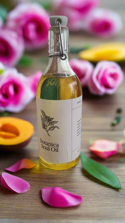 🌿 Botanica Soul – 500ml Massage Oil  - A Grounding, Restorative Botanical Blend and Spirit 🌼