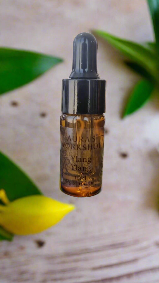🌸 Ylang Ylang Essential Oil – 10ml (with Dripper)