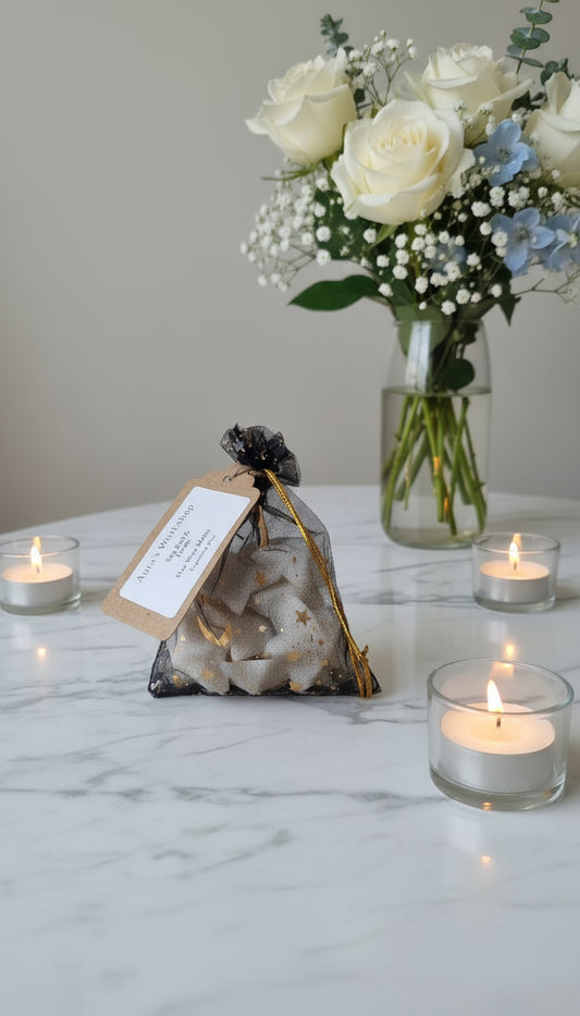 ⭐ Sea Salt & Linen Star Wax Melts – Rapeseed Wax | Aura’s Workshop