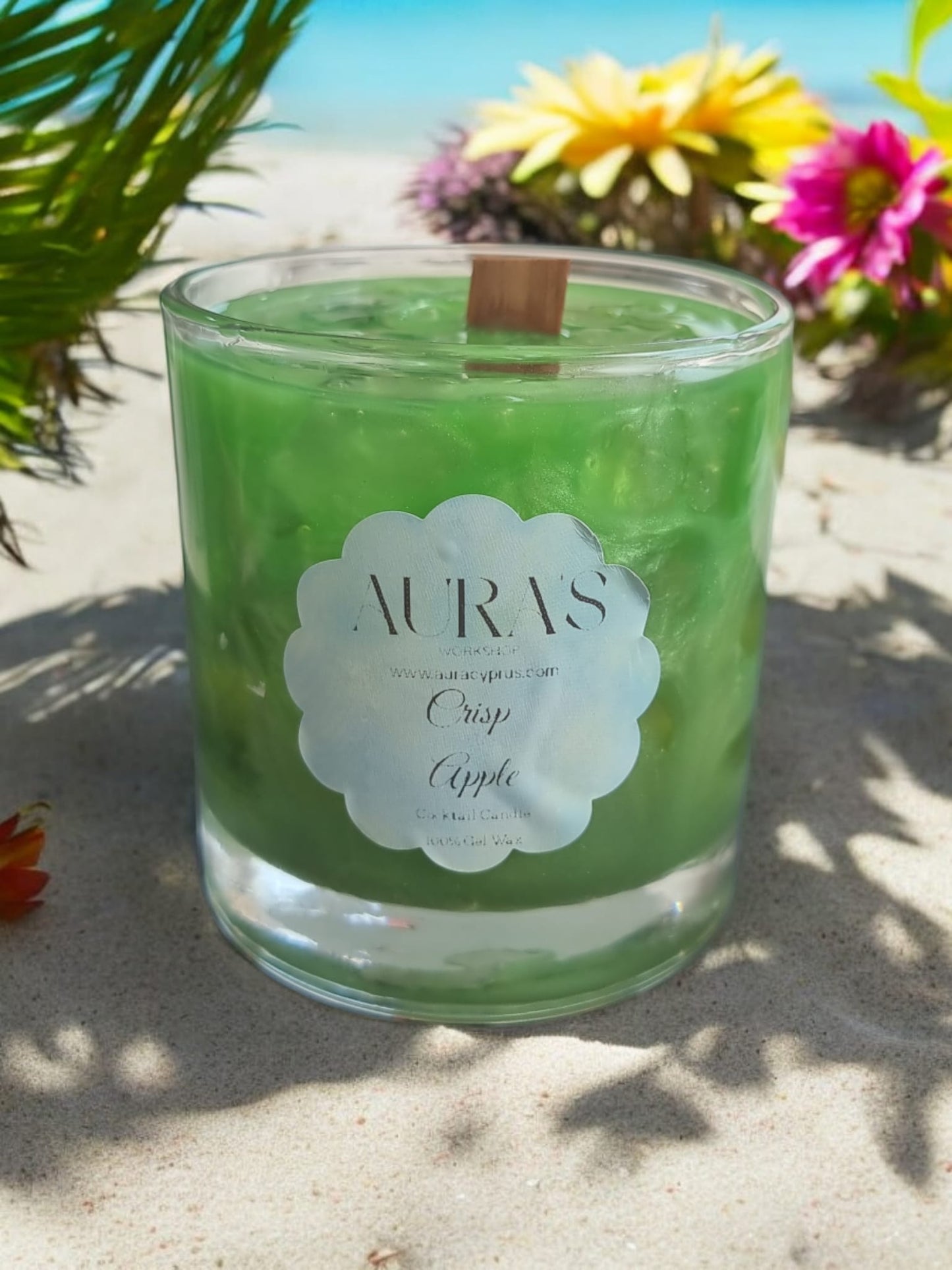 Crisp Apple Gel Wax Cocktail Candle