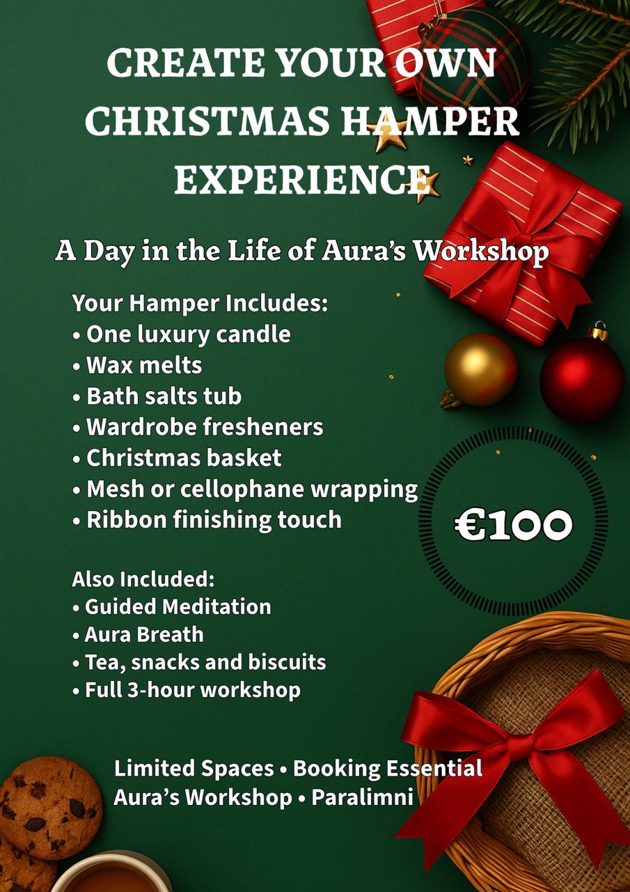 A Magical Christmas Hamper Workshop – Made by You - Auras Workshop Auras Workshop