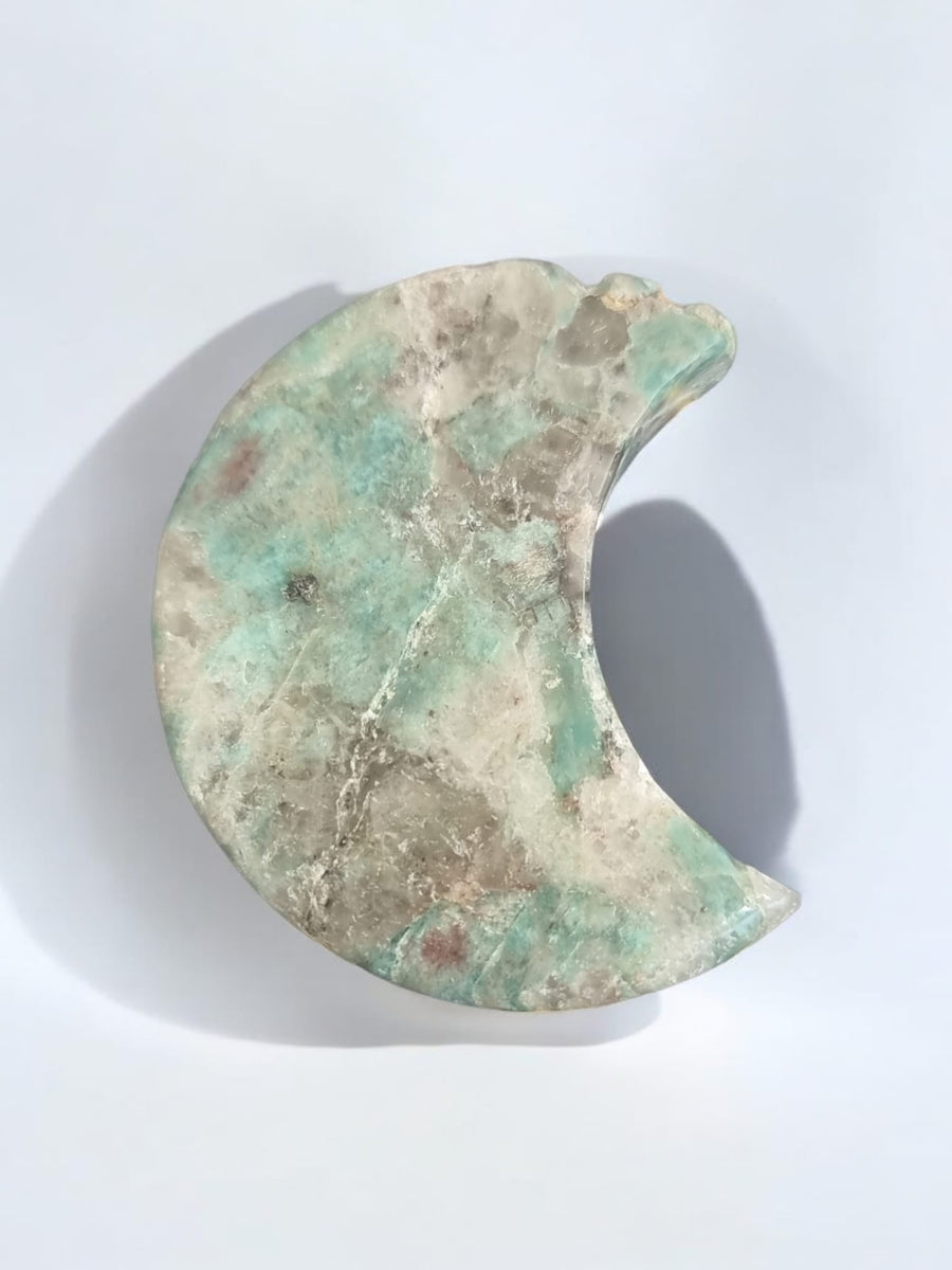 Amazonite Moon Carving Crystal