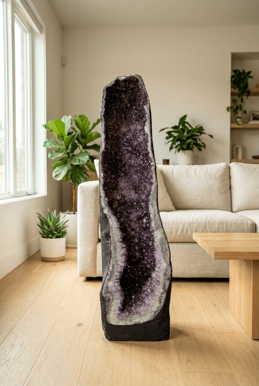 Amethyst Cathedral Geode – 112 cm Tall, 99 kg