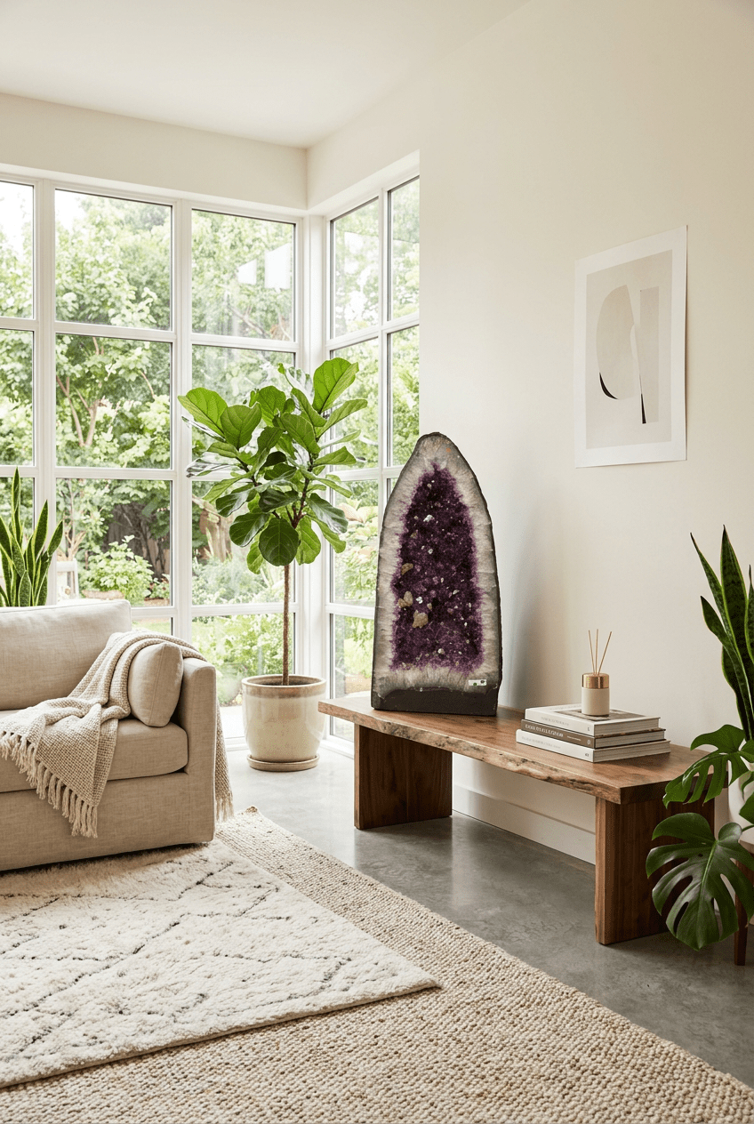 Amethyst Geode – 29 × 60 cm, 36.5 kg