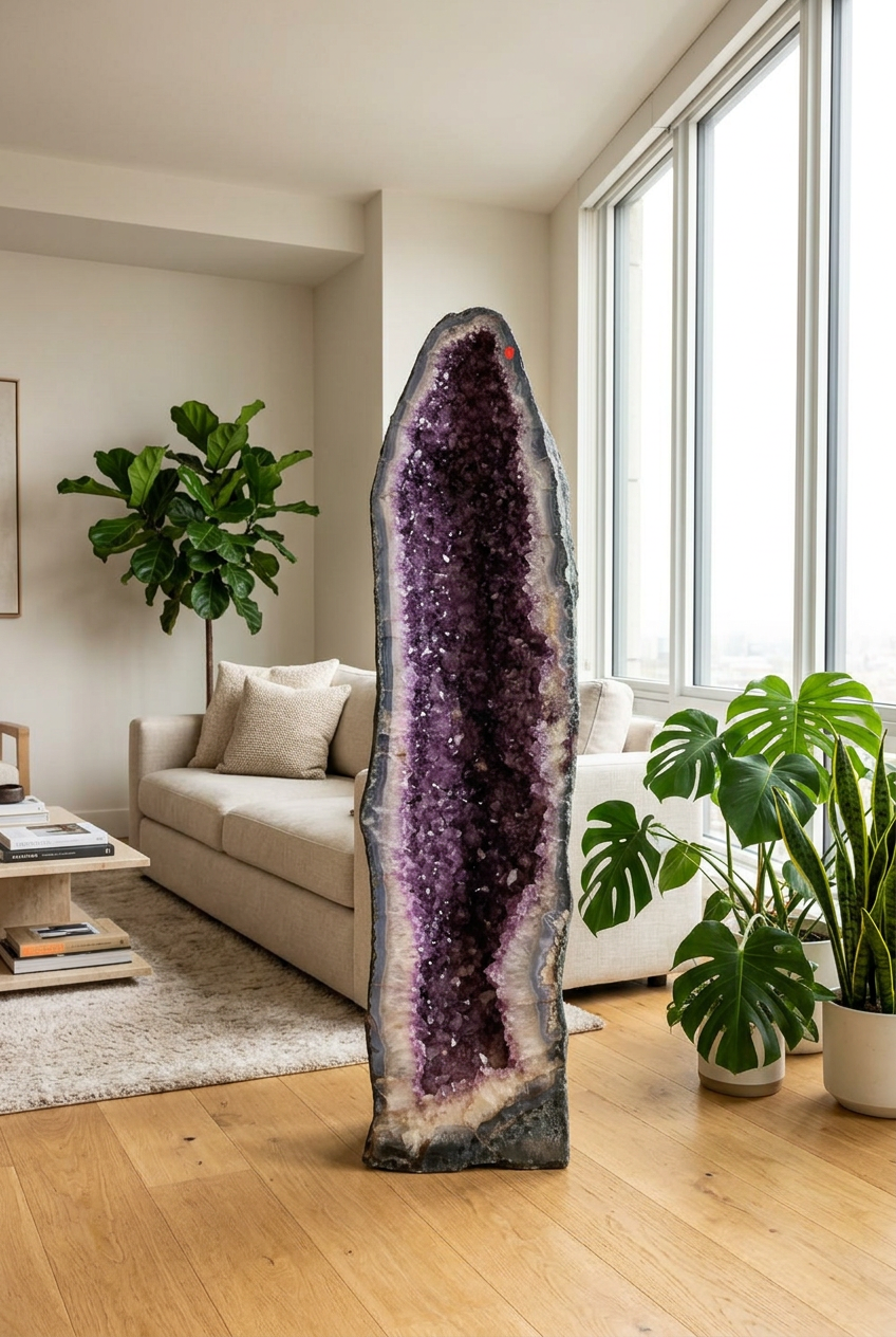 Amethyst Cathedral Geode – 83 cm Tall, 45.3 kg