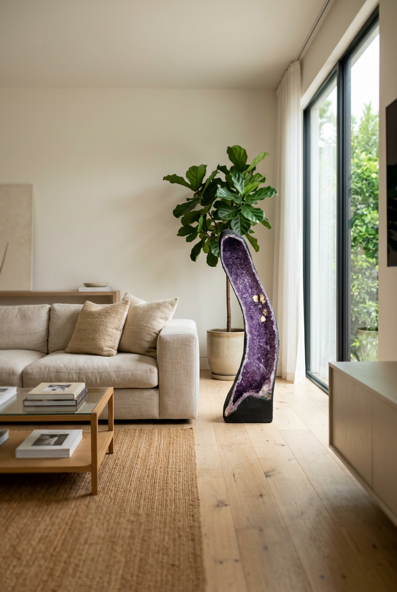 Amethyst Cathedral Geode – 146 cm Tall, 102 kg