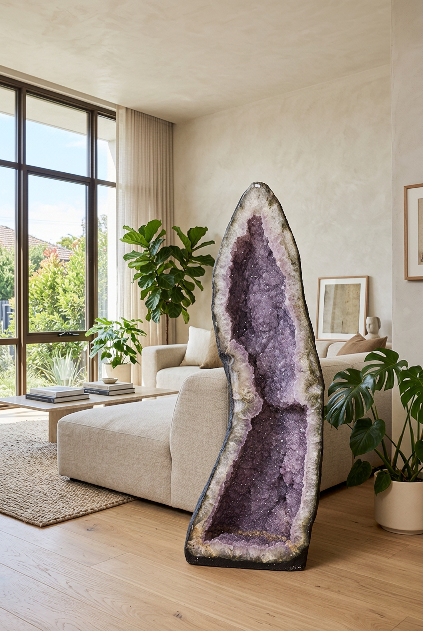 Amethyst Cathedral Geode – 121 cm Tall, 94 kg