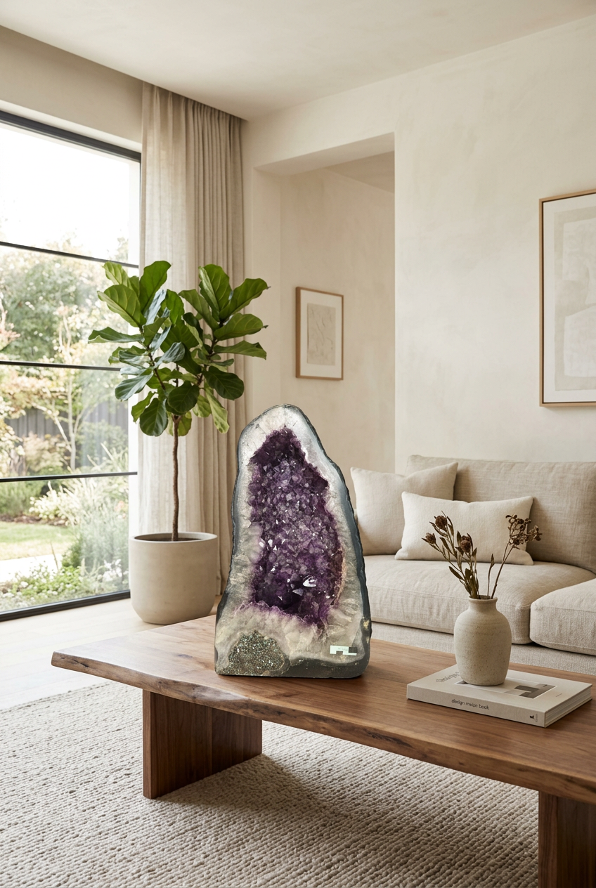 Amethyst Geode – 24 × 42 cm, 16.2 kg