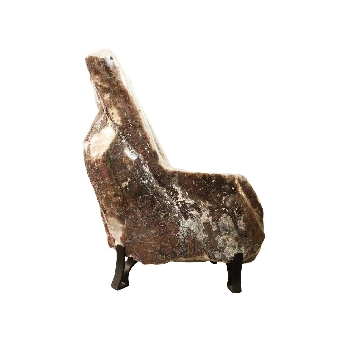 Amethyst Geode Throne Chair – 54–113 cm, 507 kg - Auras Workshop Auras Workshop