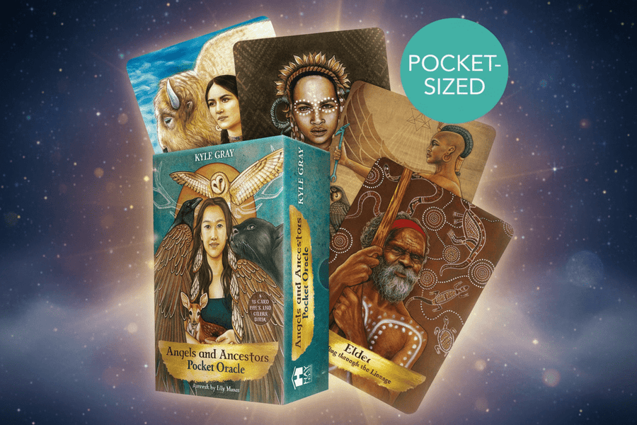 Angels and Ancestors Pocket Oracle Cards: A 55-Card Deck and Guidebook