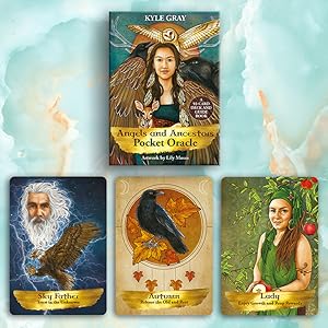 Angels and Ancestors Pocket Oracle Cards: A 55 - Card Deck and Guidebook - Auras Workshop Auras Workshop