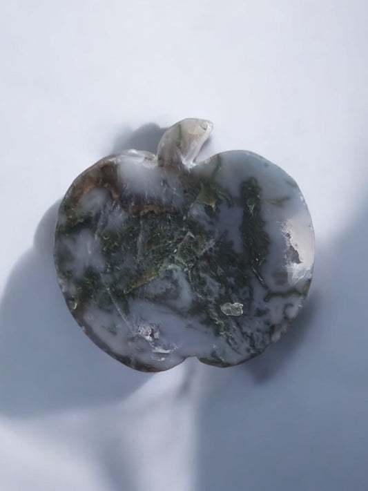 Apple Moss Agate Crystal - Auras Workshop Auras Workshop