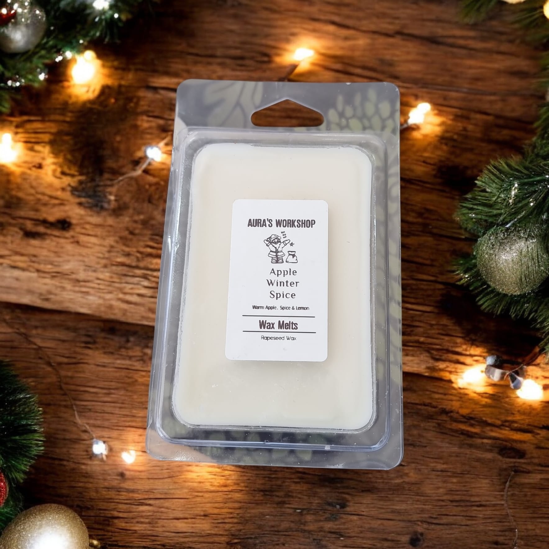 🍎❄️ Apple Winter Spice Wax Melts | Aura’s Workshop | Warm Apple, Winter Spice & Lemon Zest - Auras Workshop Auras Workshop