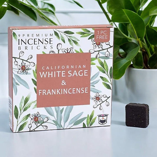 Aromafume Incense Bricks - White Sage & Frankincense - Auras Workshop Auras Workshop