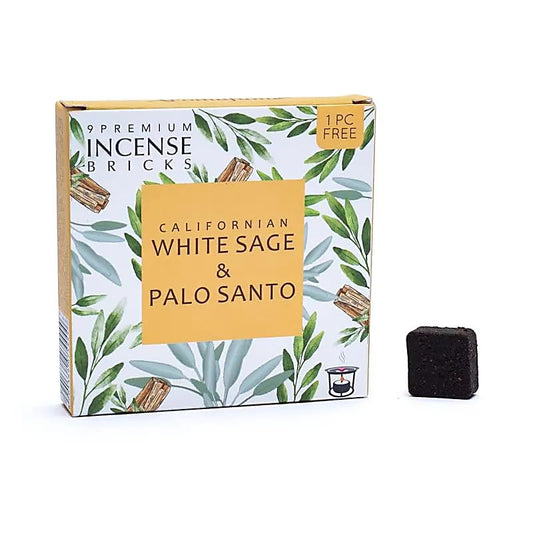 Aromafume Incense Bricks White Sage & Palo Santo - Auras Workshop Auras Workshop