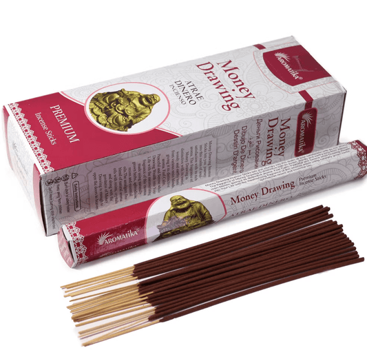 Aromatika Charcoal Free Hex Incense – Money Drawing | Prosperity, Abundance & Manifestation - Auras Workshop Auras Workshop