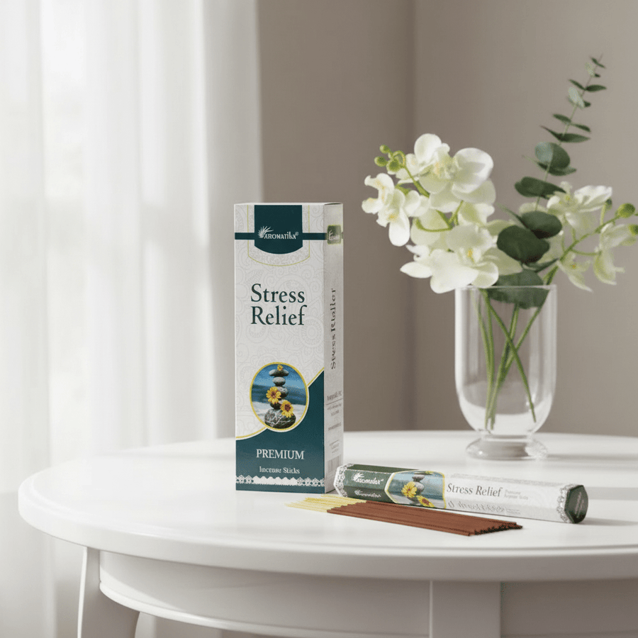 Aromatika Charcoal Free Hex Incense – Stress Relief