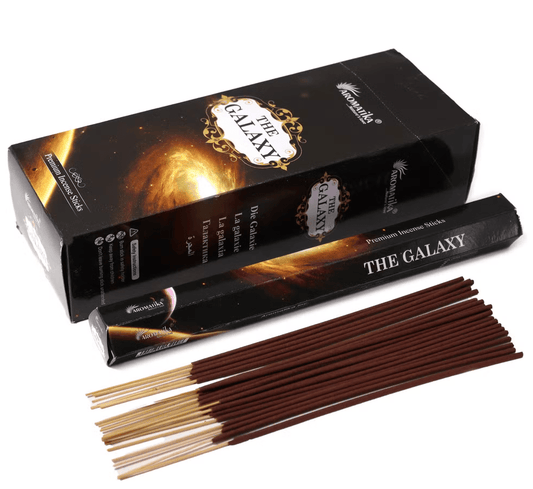 Aromatika Charcoal Free Hex Incense – The Galaxy | Mystical, Atmospheric & Cosmic Aroma - Auras Workshop Auras Workshop