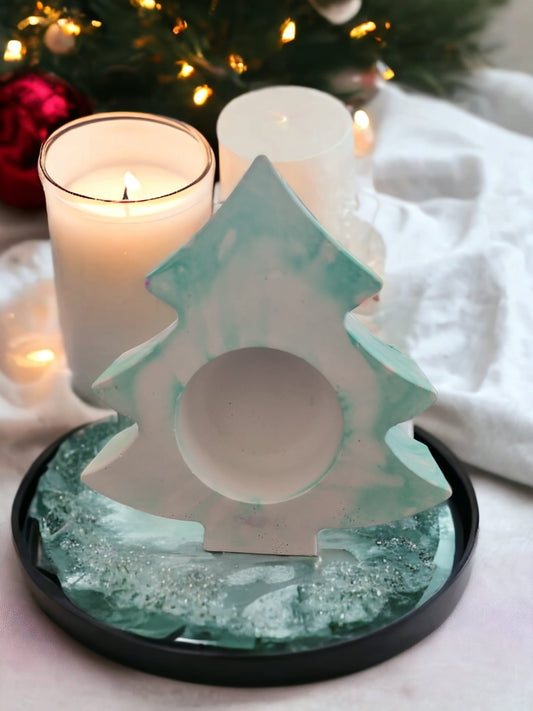 Aura's Christmas Tree Tea light Holder - Auras Workshop Auras Workshop