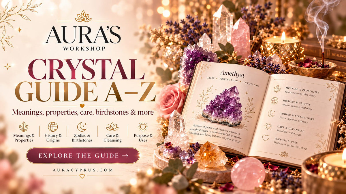 The Crystal Guide – A to Z of healing crystals, meanings and uses