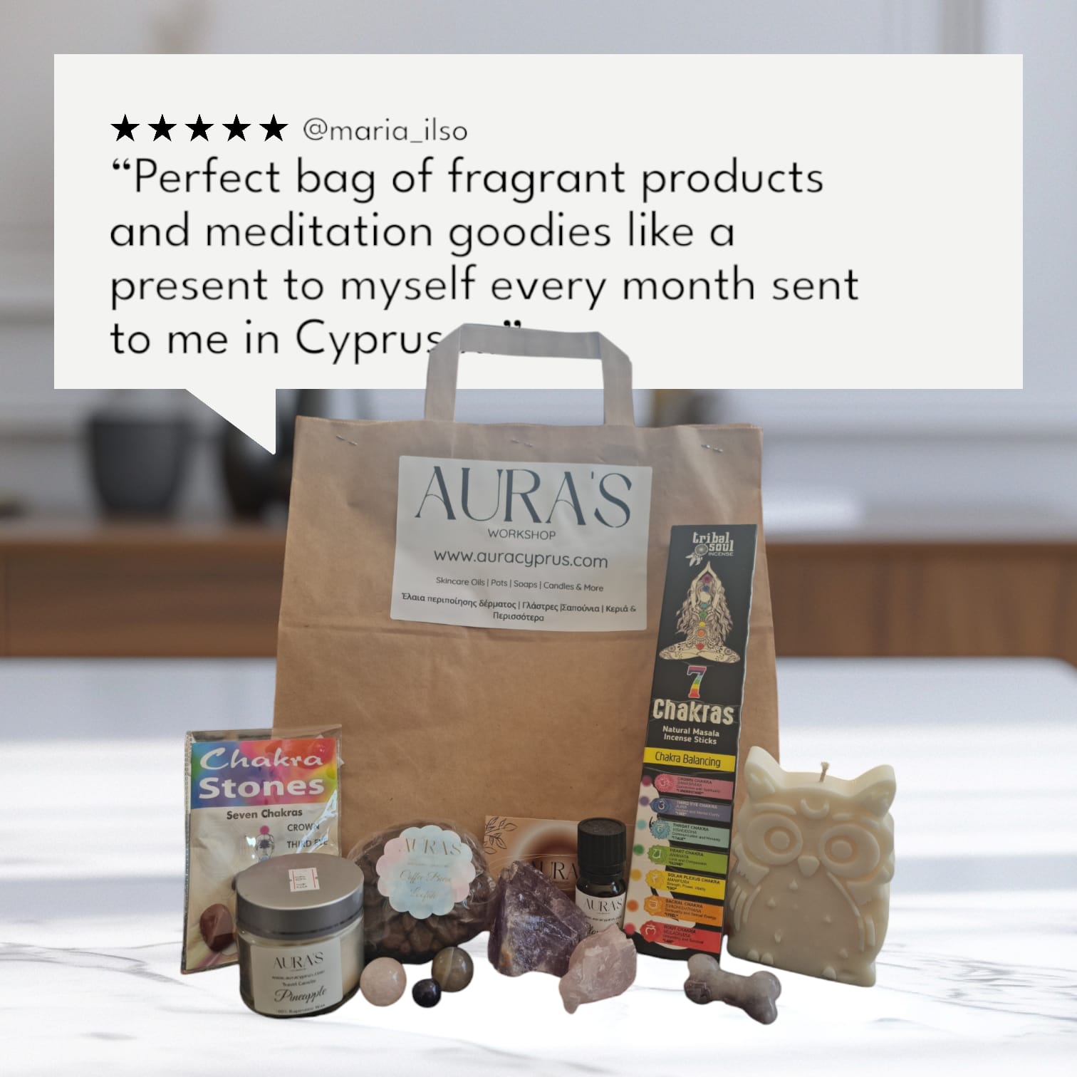 Auras Workshop Monthly Subscription Bag – Just €20 - Auras Workshop Auras Workshop