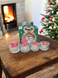 🎁 Aura’s Workshop Tealights Christmas Edition Gift Set – Christmas Morning, Festive Pineapple & Spiced Apple - Auras Workshop Auras Workshop