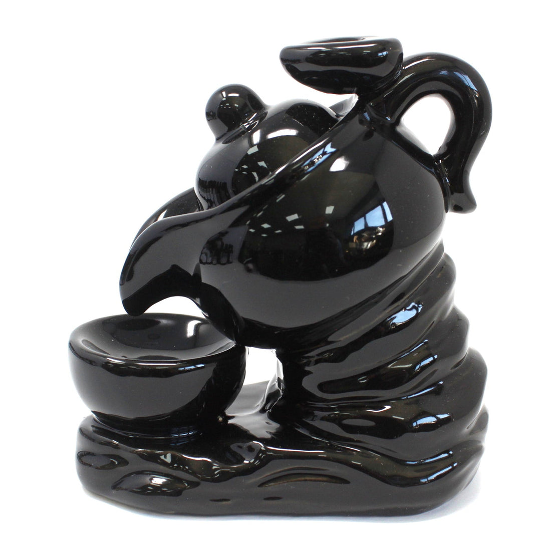 🍵💨 Backflow Incense Burner – Large Teapot | Waterfall Smoke Effect - Auras Workshop Auras Workshop