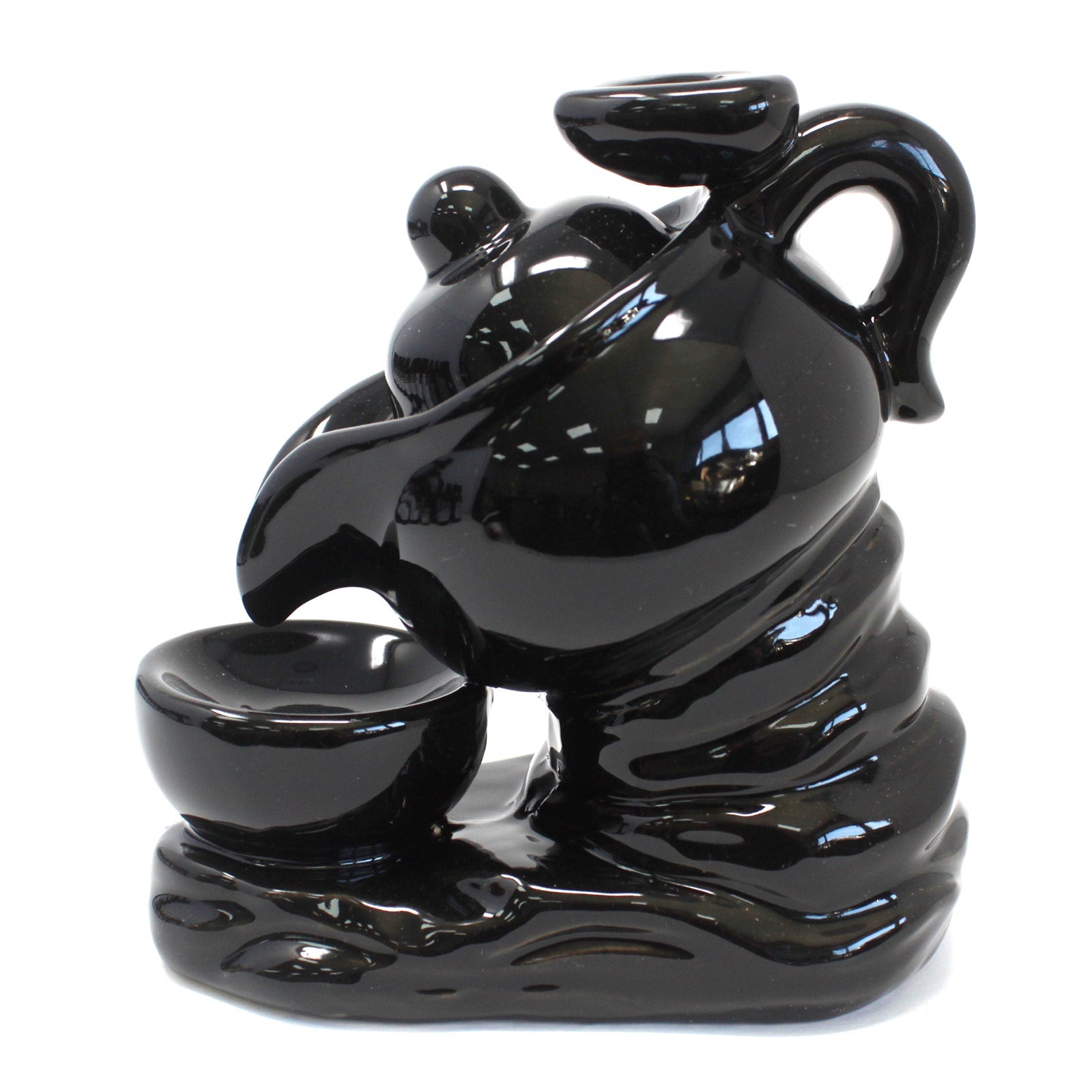 🍵💨 Backflow Incense Burner – Large Teapot | Waterfall Smoke Effect - Auras Workshop Auras Workshop