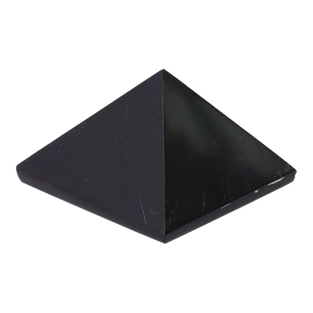Black Obsidian Crystal Pyramid – 4 cm - Auras Workshop Auras Workshop