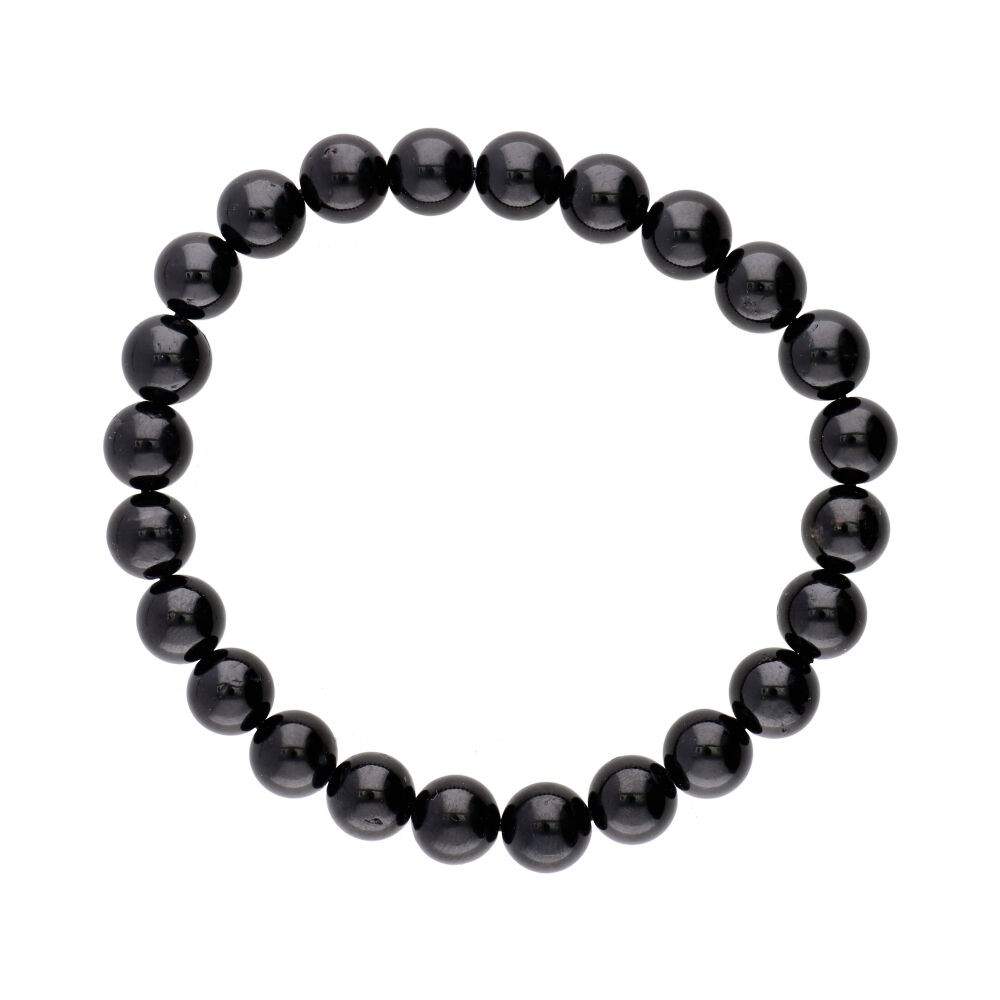 Black Tourmaline 8mm Crystal Bracelet - Auras Workshop Auras Workshop