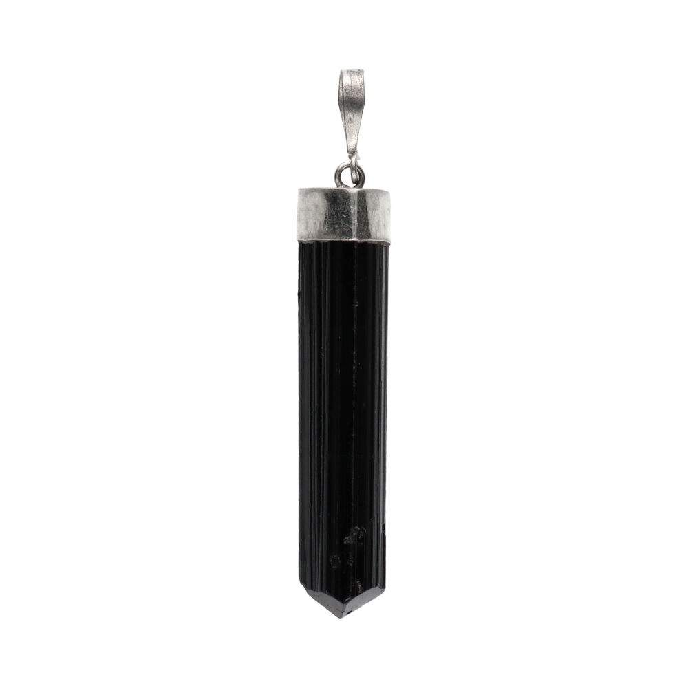 Black Tourmaline Cathedral Pendant – 925 Sterling Silver - Crystal Jewellery - Auras Workshop Auras Workshop
