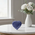 Blue Quartz Crystal Heart – 4.5 cm - Auras Workshop Auras Workshop