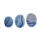 Blue Quartz Flat Tumbled Crystal – Calm, Clarity & Communication Stone - Auras Workshop Auras Workshop