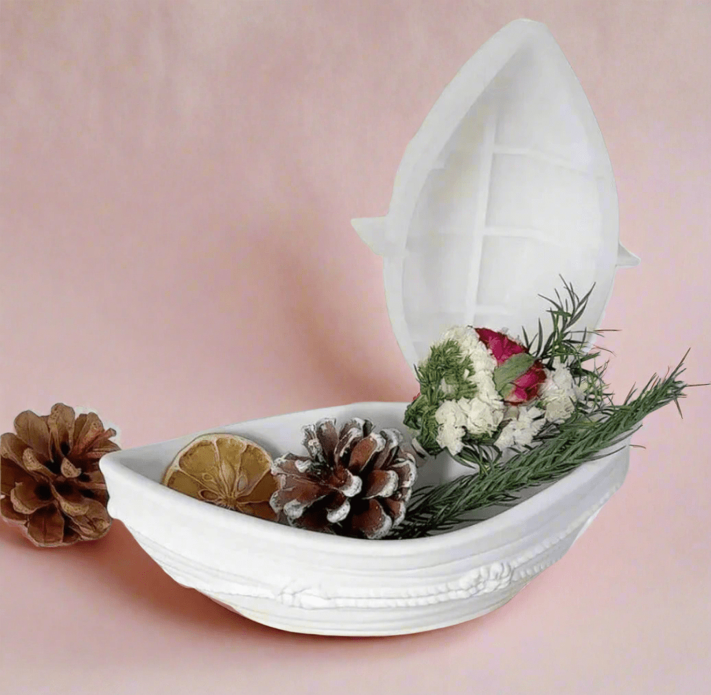 🕯 Boat - Shaped Planter Silicone Mold - Auras Workshop Auras Workshop