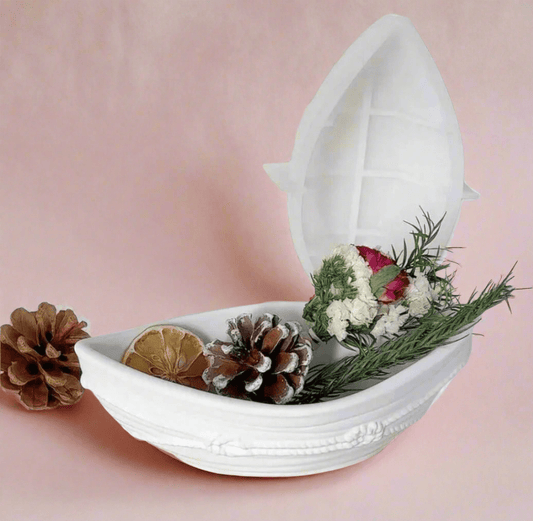🕯 Boat - Shaped Planter Silicone Mold - Auras Workshop Auras Workshop