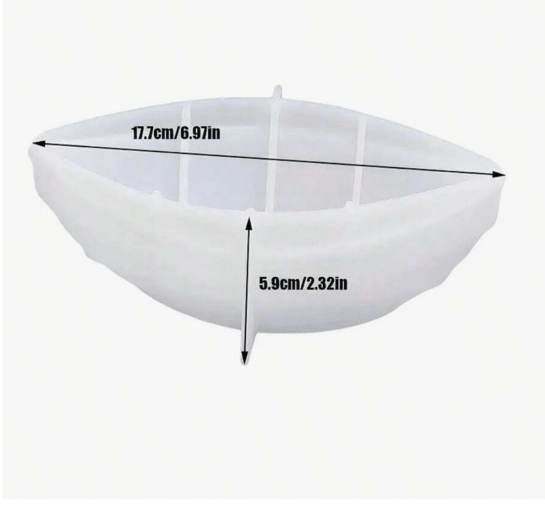 🕯 Boat - Shaped Planter Silicone Mold - Auras Workshop Auras Workshop