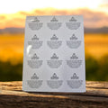 ⚠️ Candle Safety Labels – 1 Sheet (12 Stickers) | Essential for Candle Makers - Auras Workshop Auras Workshop