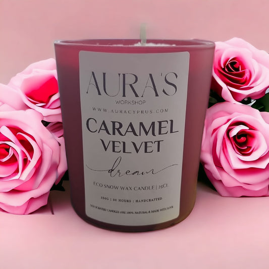 Caramel Velvet Dream Eco - Snow Candle - Auras Workshop Auras Workshop