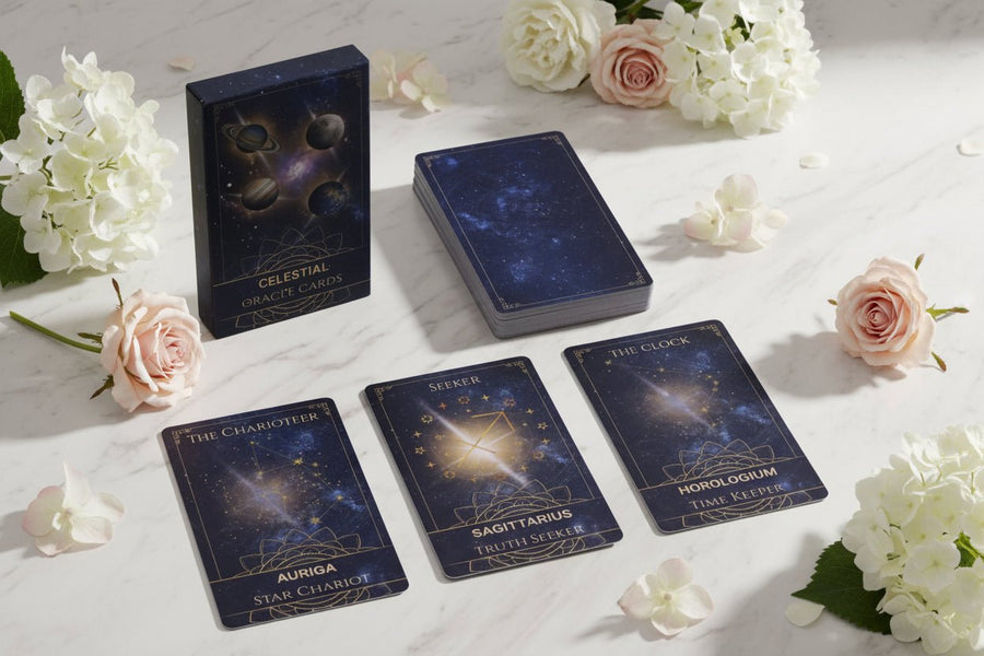 🌌✨ Celestial Energy Atlas Oracle Cards – Spiritual Deck
