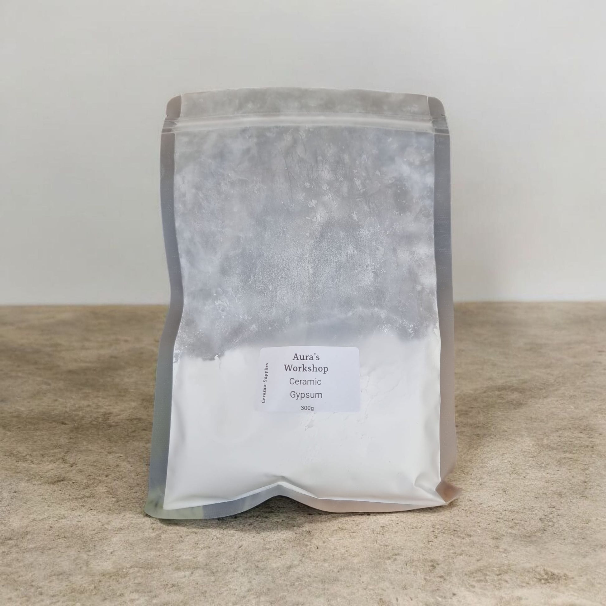 🪨 Ceramic Gypsum – 300g | High - Quality Plaster for Molds & Crafts - Auras Workshop Auras Workshop