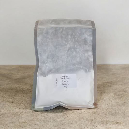🪨 Ceramic Gypsum – 300g | High - Quality Plaster for Molds & Crafts - Auras Workshop Auras Workshop