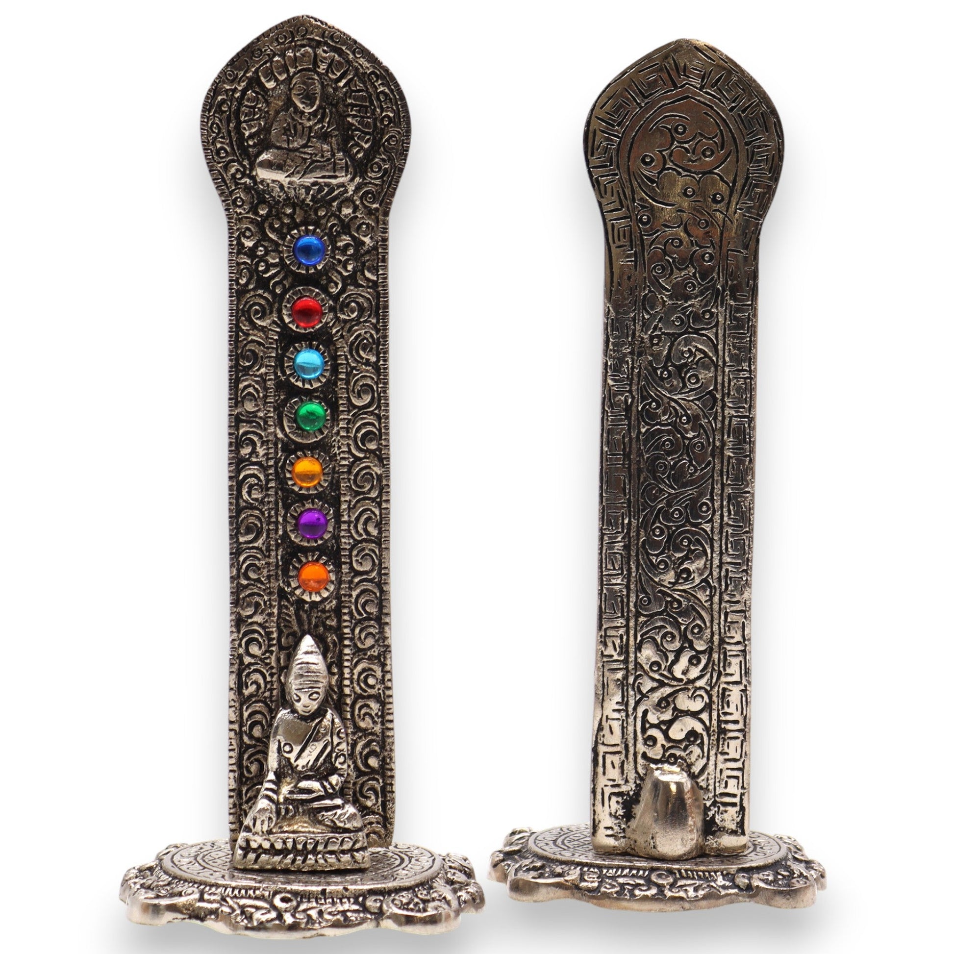 Chakra Tower Buddha Incense Holder - Auras Workshop Auras Workshop