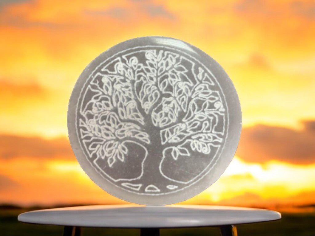 Charging Plate 8cm - Tree of Life - Auras Workshop Auras Workshop