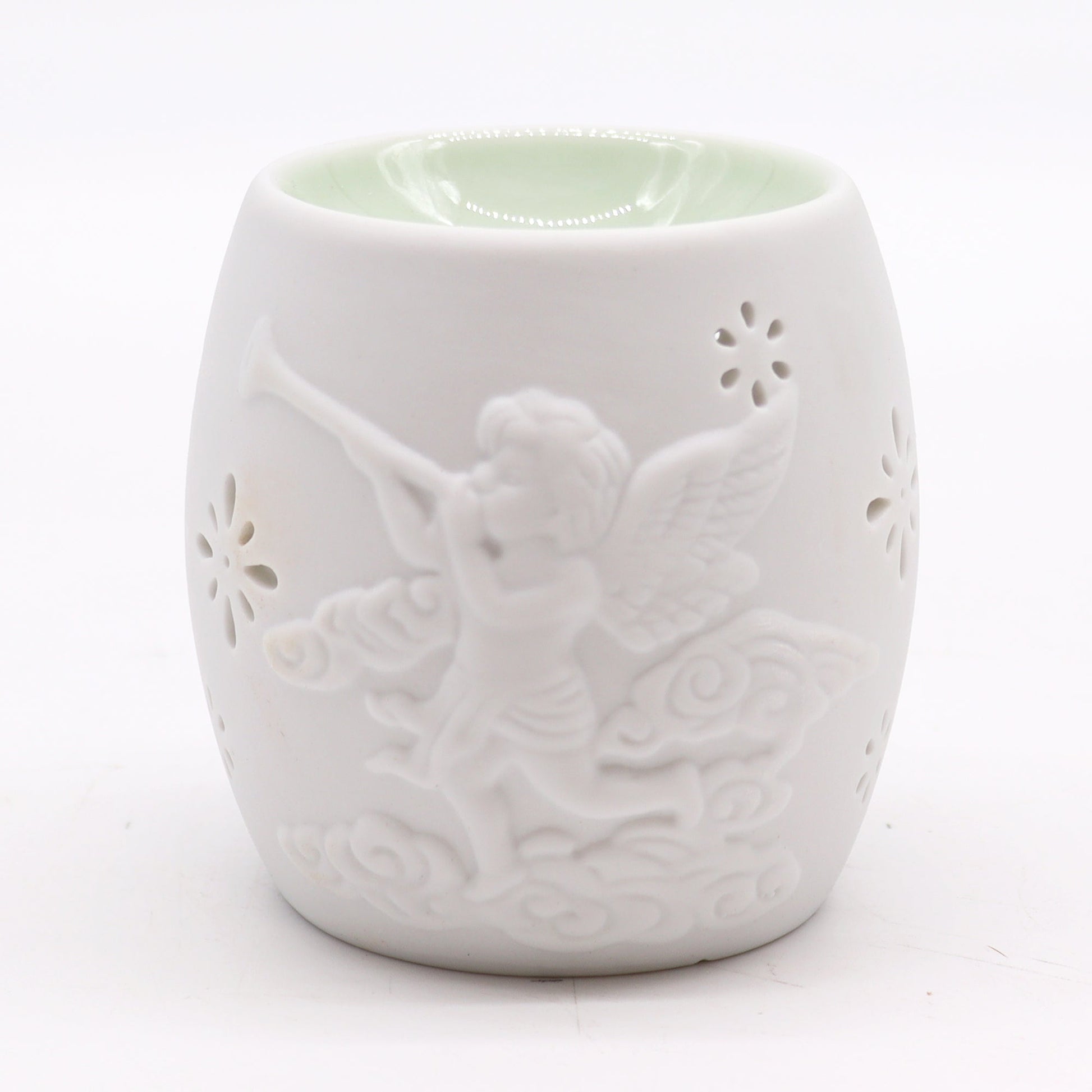 🤍✨ Cherubs Wax & Oil Burner Assort Designs | White Ceramic | Decorative Home Fragrance Burner - Auras Workshop Auras Workshop