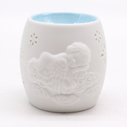 🤍✨ Cherubs Wax & Oil Burner Assort Designs | White Ceramic | Decorative Home Fragrance Burner - Auras Workshop Auras Workshop